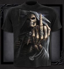 Metalové tričko Spiral Kosti prstů BONE FINGER WM112600