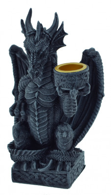 Svícen s drakem Black Dragon