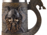 Půllitr korbel Viking skull warrior  