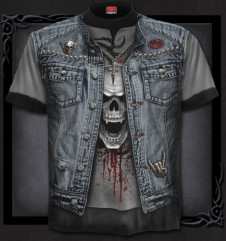Metalové tričko Spiral Riflová vesta THRASH METAL WR150606 POZOR VĚTŠÍ ROZMĚRY!!!
