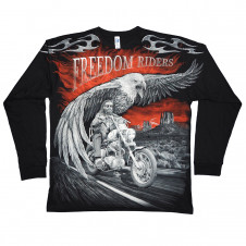 Motorkářské tričko dlouhý rukáv FREEDOM RIDERS