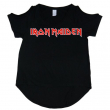 Dámské tričko Iron Maiden - LOGO shoulders  
