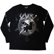 Tričko pánské s dlouhým rukávem Slayer - Dagger Skull - ROCK OFF - SLAYLST27MB