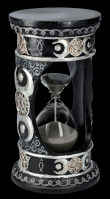 Přesýpací hodiny Black and silver Wiccan  