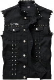 DŽÍSKA bez rukávů/Vesta BLACK SPIKE - POZOR NA ROZMĚRY!!  