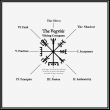Přívěsek chirurgická ocel Vegvisir Viking Compass 1  