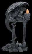 Svícen s drakem Black dragon  