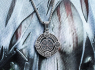 Přívěsek chirurgická ocel Vegvisir Viking Runes Rotatable   