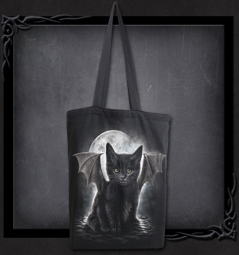 Plátěná taška Tote bag Spiral Kočka BAT CAT FM132968  