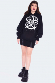 DÁMSKÁ MIKINA All Seeing Spirit Printed Oversized Hoodie HLA4303  