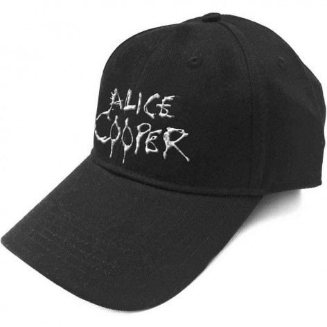 Kšiltovka/čepice Alice Cooper - Dripping Logo Sonic Silver  