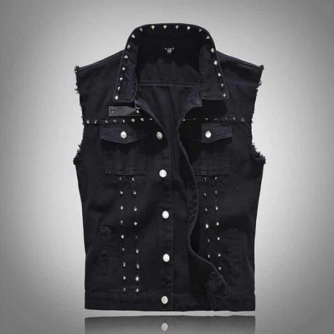 DŽÍSKA bez rukávů/Vesta BLACK SPIKE - POZOR NA ROZMĚRY!!  
