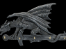 Věšák na klíče Drak BLACK DRAGON  