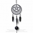 Lapač snů / Zvonkohra Alchemy Gothic - Pentagram Dream Catcher  