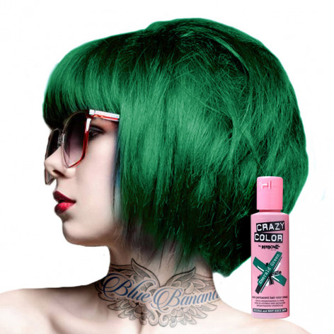 Barva na vlasy Crazy Color - EMERALD GREEN  
