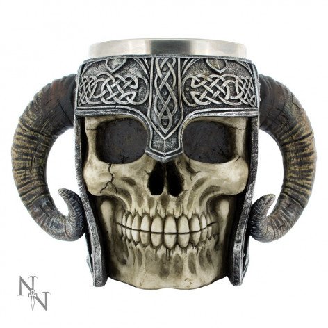 Půllitr korbel (450ml) Viking Skull Tankard  