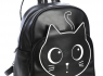 Batoh s kočkou Black HARU  