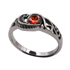 Prsten chirurgická ocel Leave Red