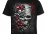 Tričko Spiral Lebka a růže SKULLS N ROSES  