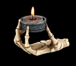 Svícen Skeleton hand  