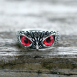 OCELOVÝ PRSTEN SOVA Red eyes  
