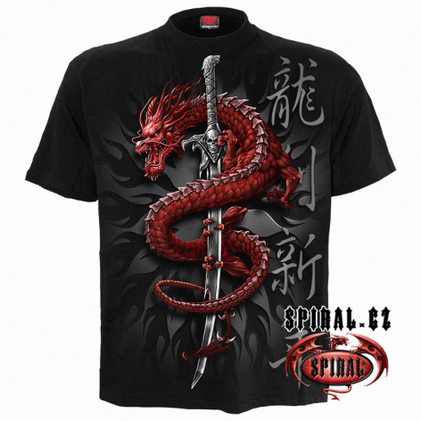 Tričko s drakem Spiral ORIENTAL DRAGON  