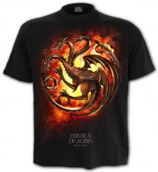 Unisex Tričko Spiral HOUSE OF DRAGON - DRAGON FLAMES