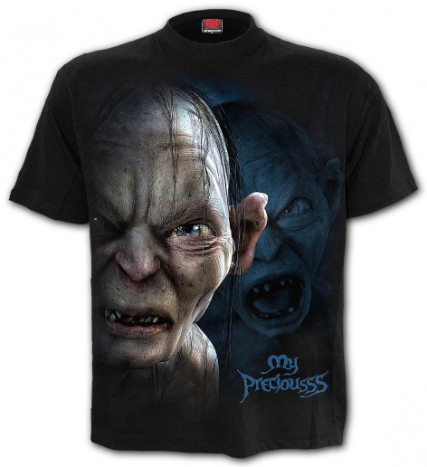 Unisex Tričko Spiral PÁN PRSTENŮ - LOTR HOBBIT - GOLLUM - MY PRECIOUSSS FG351696  