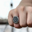 OCELOVÝ PRSTEN LEVIATHAN Satan Ring  