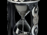 Přesýpací hodiny Black and silver Wiccan  