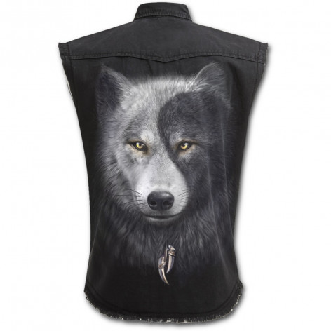 Košile bez rukávů/Vesta Spiral Tvář vlka WOLF CHI XXXXL TR393882  