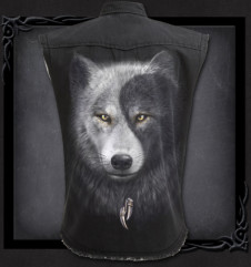 Košile bez rukávů Spiral Tvář vlka WOLF CHI XXXXL TR393882