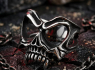 OCELOVÝ PRSTEN LEBKA Skull Mask  