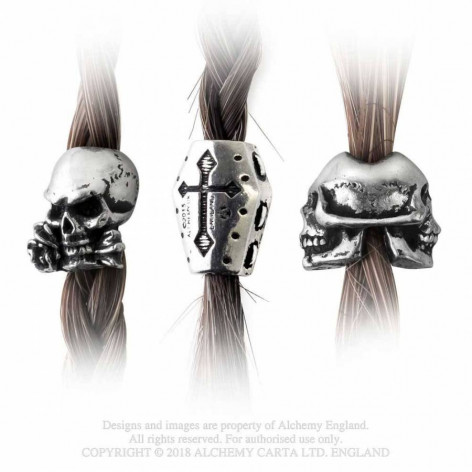 Šperky do vlasů nebo vousů Alchemy Gothic - Funereal  