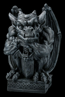 Dekorativní soška Gothic Gargoyle with sword 43cm