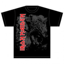 Pánské tričko Iron Maiden - Hi Contrast Trooper - Rock Off IMTEE04MB