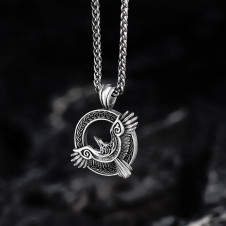 Přívěsek s řetízkem HAVRAN Celtic Knot Raven