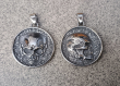 Přívěsek chirurgická ocel lebka ROUND SKULL  