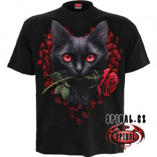 Unisex Tričko Spiral s kočkou CAT'S LOVE FM178698 