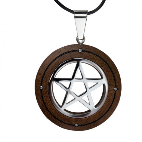 Přívěsek chirurgická ocel magic Pentagram Pentacle  