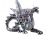 Soška drak Silver dragon  