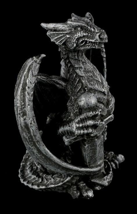 Figurka/soška malý drak Black Dragon 8  
