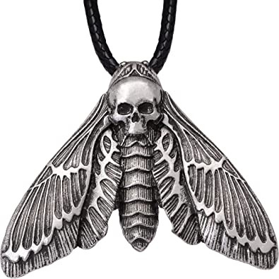 Přívěsek chirurgická ocel MOTÝL SMRTIHLAV Death Head Moth  