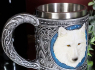 Půllitr korbel (450 ml) s vlkem White Wolf Tankard  