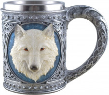 Půllitr korbel (450ml) s vlkem White Wolf Tankard