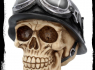 Lebka Iron Cross Biker Skull  
