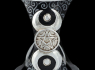 Přesýpací hodiny Black and silver Wiccan  
