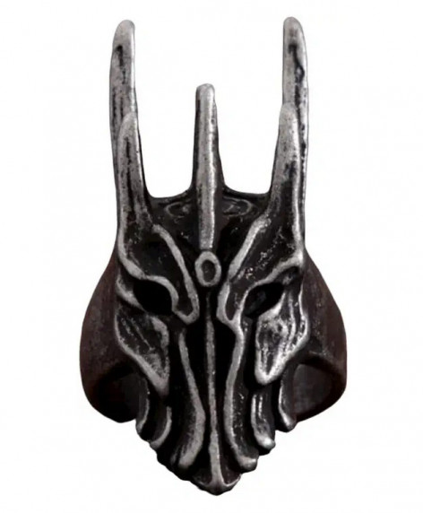 OCELOVÝ PRSTEN PÁN PRSTENŮ HOBBIT - HELM OF SAURON  