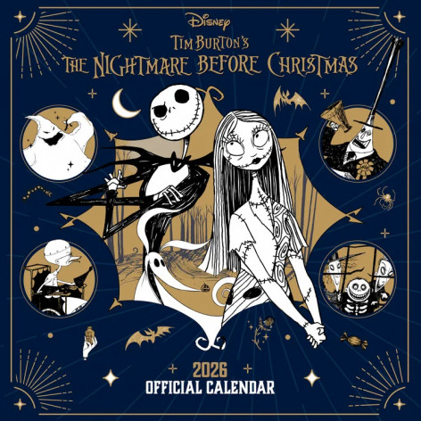  Nástěnný kalendář THE NIGHTMARE BEFORE CHRISTMAS 2026  