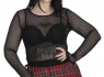 Dámský gothic TOP Black GROOVE ELEGY Dámský gothic TOP Black GROOVE ELEGY